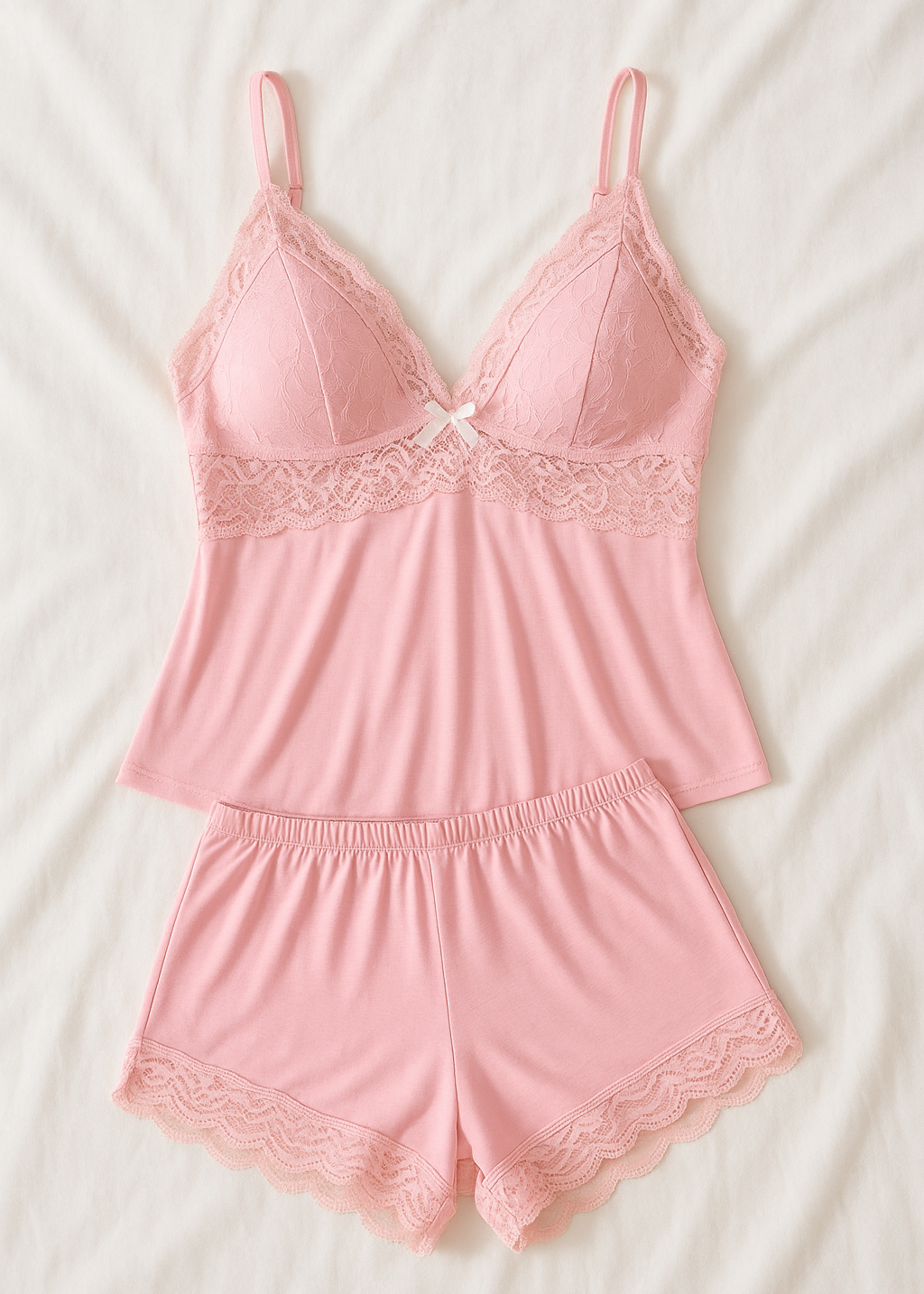 Floral Lace Camisole Set